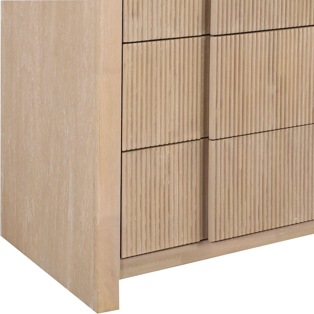 Fluted Natural Chest