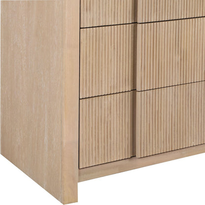 Fluted Natural Chest