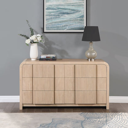 Fluted Natural Dresser