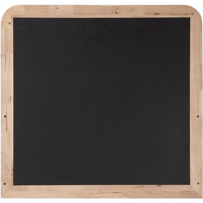 Fluted Natural Mirror