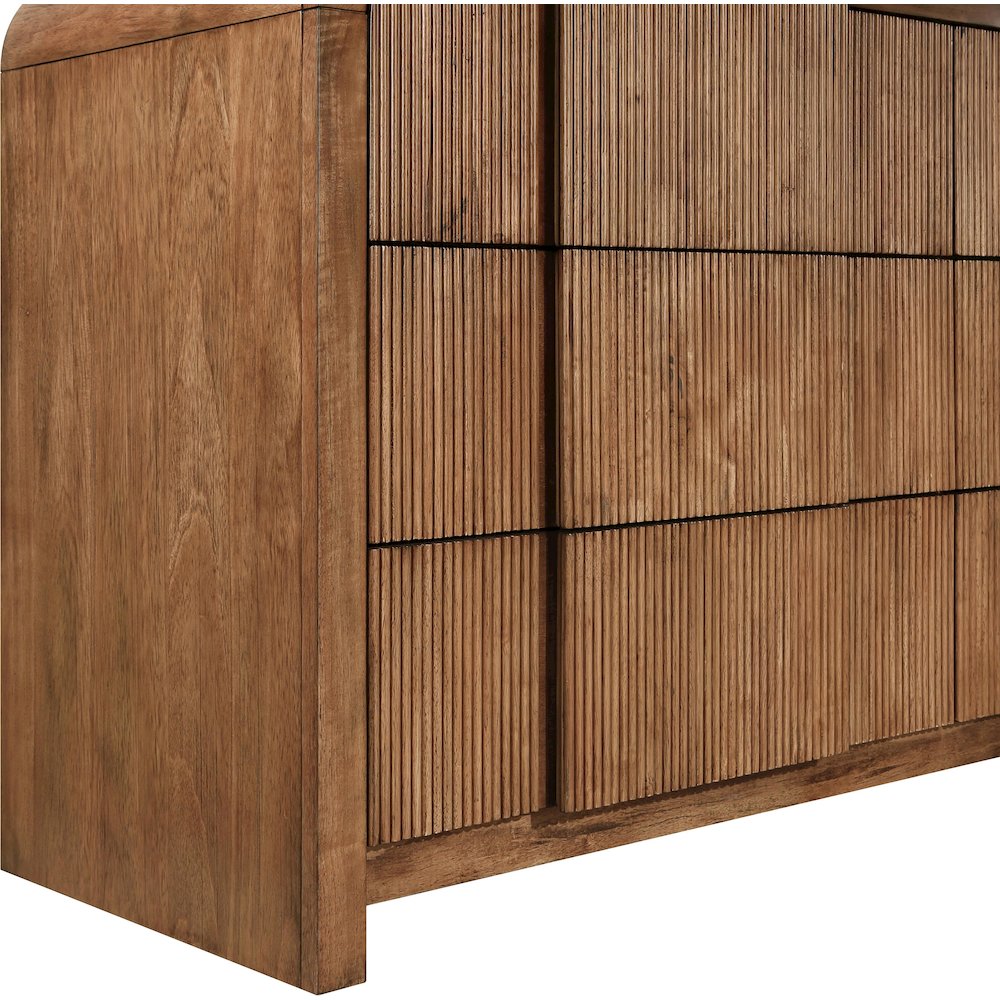 Fluted Walnut Dresser