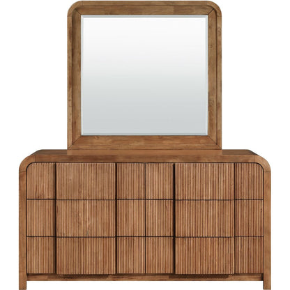 Fluted Walnut Dresser
