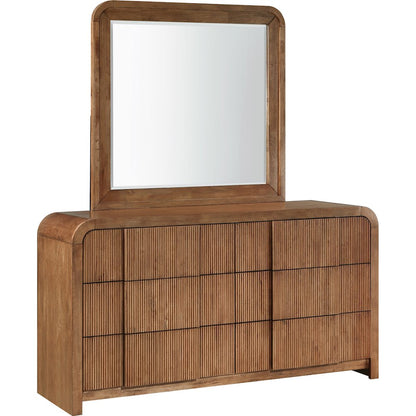 Fluted Walnut Dresser