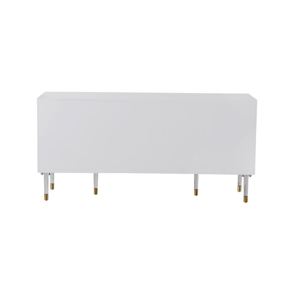 Jive White Lacquer Sideboard/Buffet