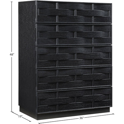 Weave Black Chest