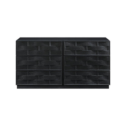 Weave Black Dresser