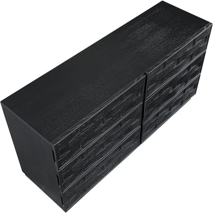 Weave Black Dresser