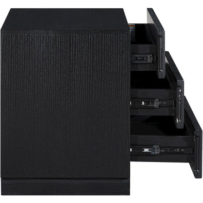 Weave Black Night Stand