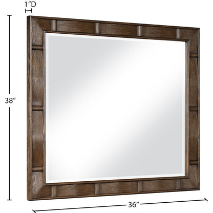 Weave Brown Mirror