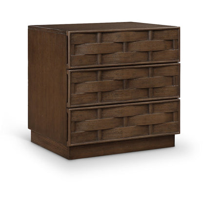 Weave Brown Night Stand