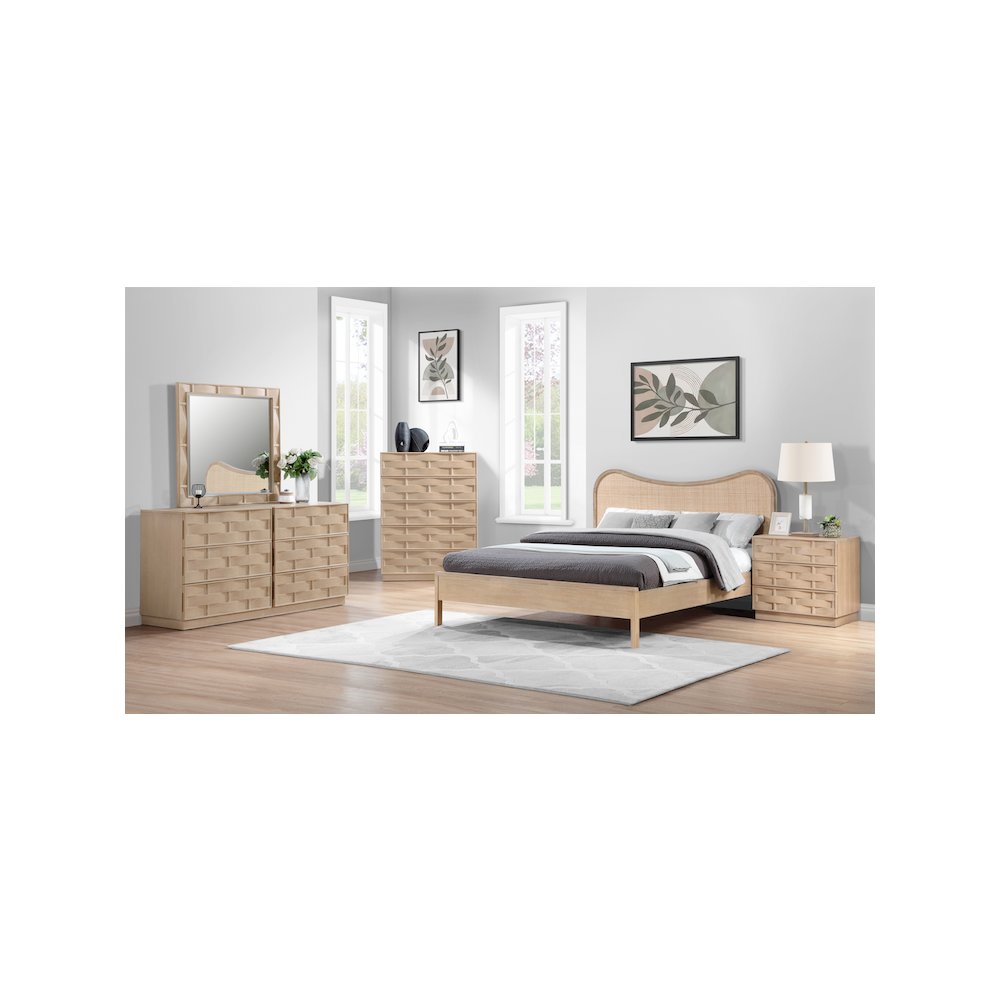 Weave Natural Mirror