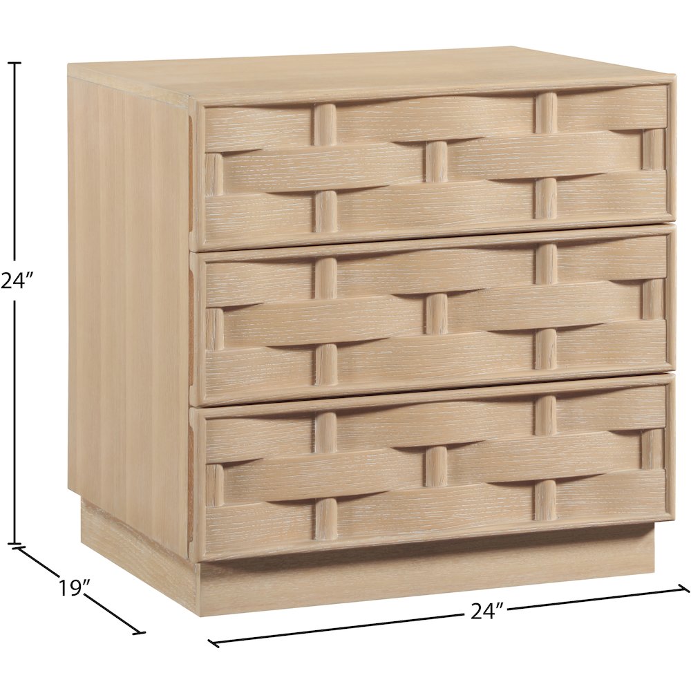 Weave Natural Night Stand