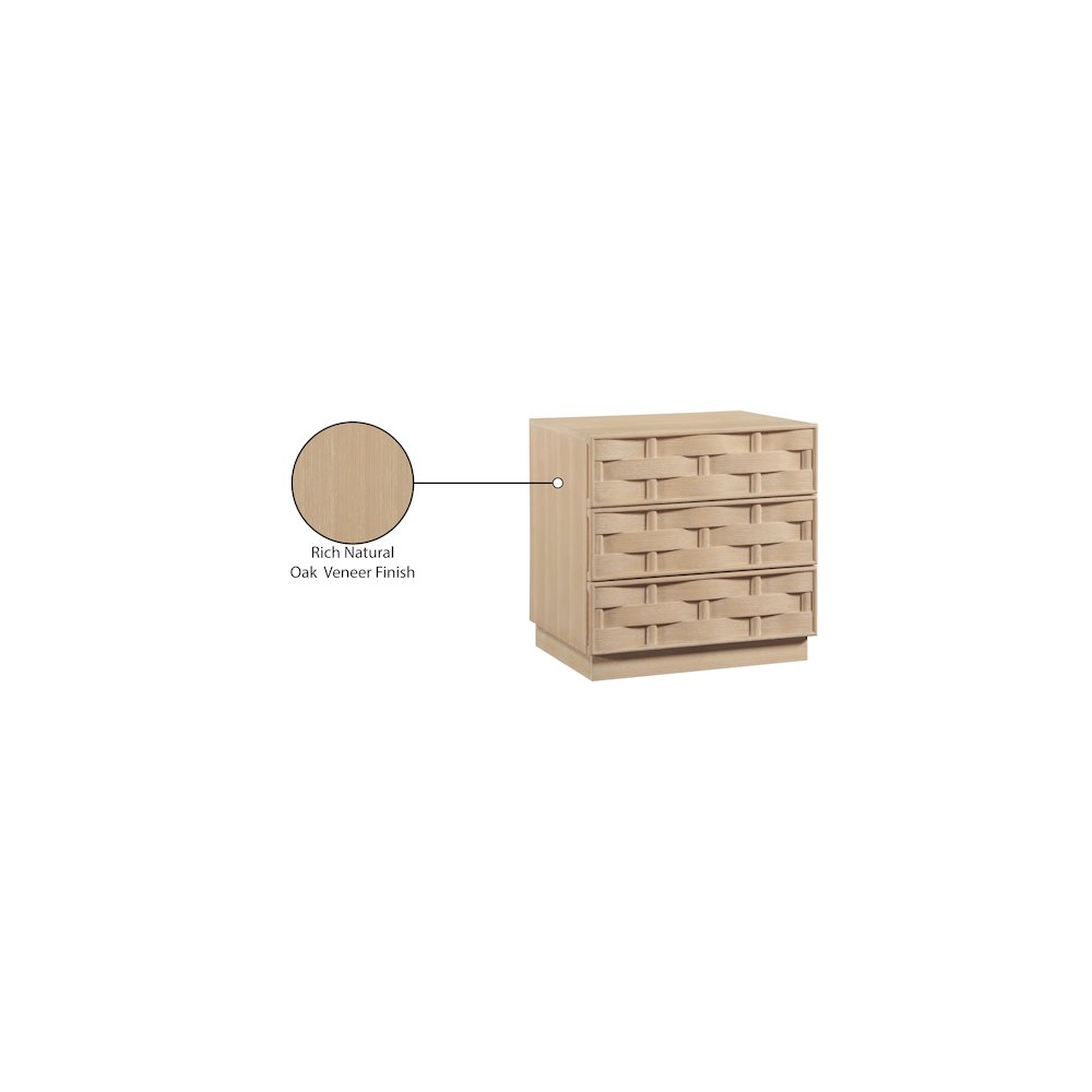 Weave Natural Night Stand