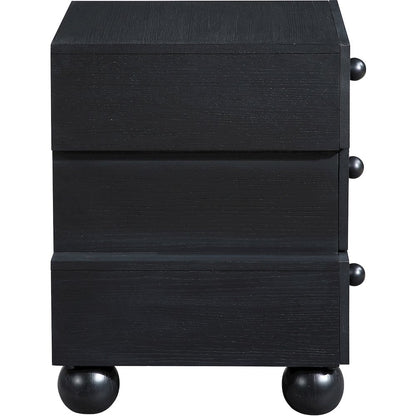 Askew Black Night Stand