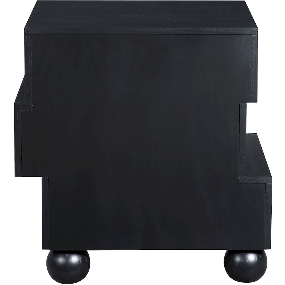 Askew Black Night Stand