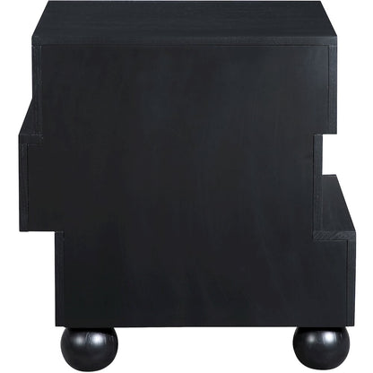 Askew Black Night Stand