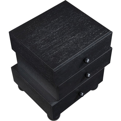 Askew Black Night Stand
