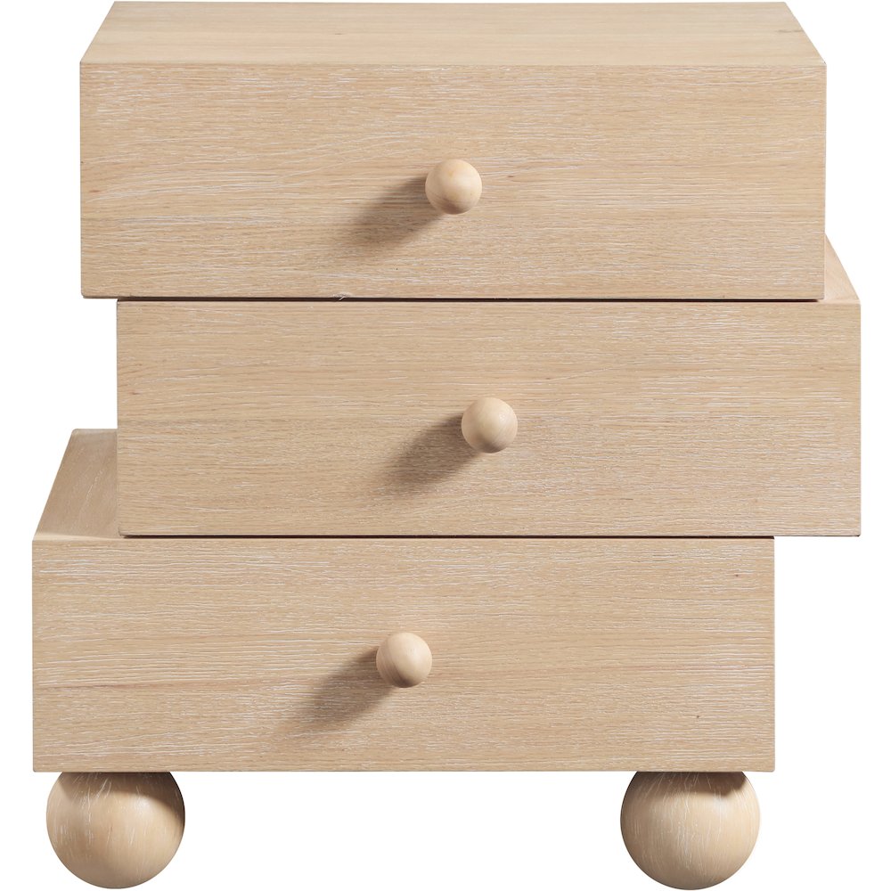 Askew Natural Night Stand