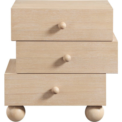 Askew Natural Night Stand