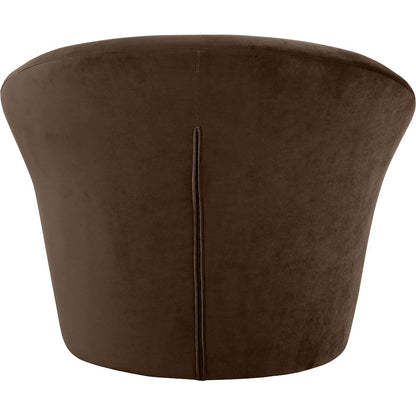 Tristan Brown Velvet Accent Chair