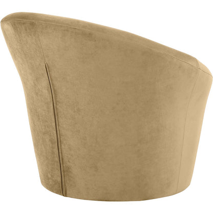Tristan Camel Velvet Accent Chair