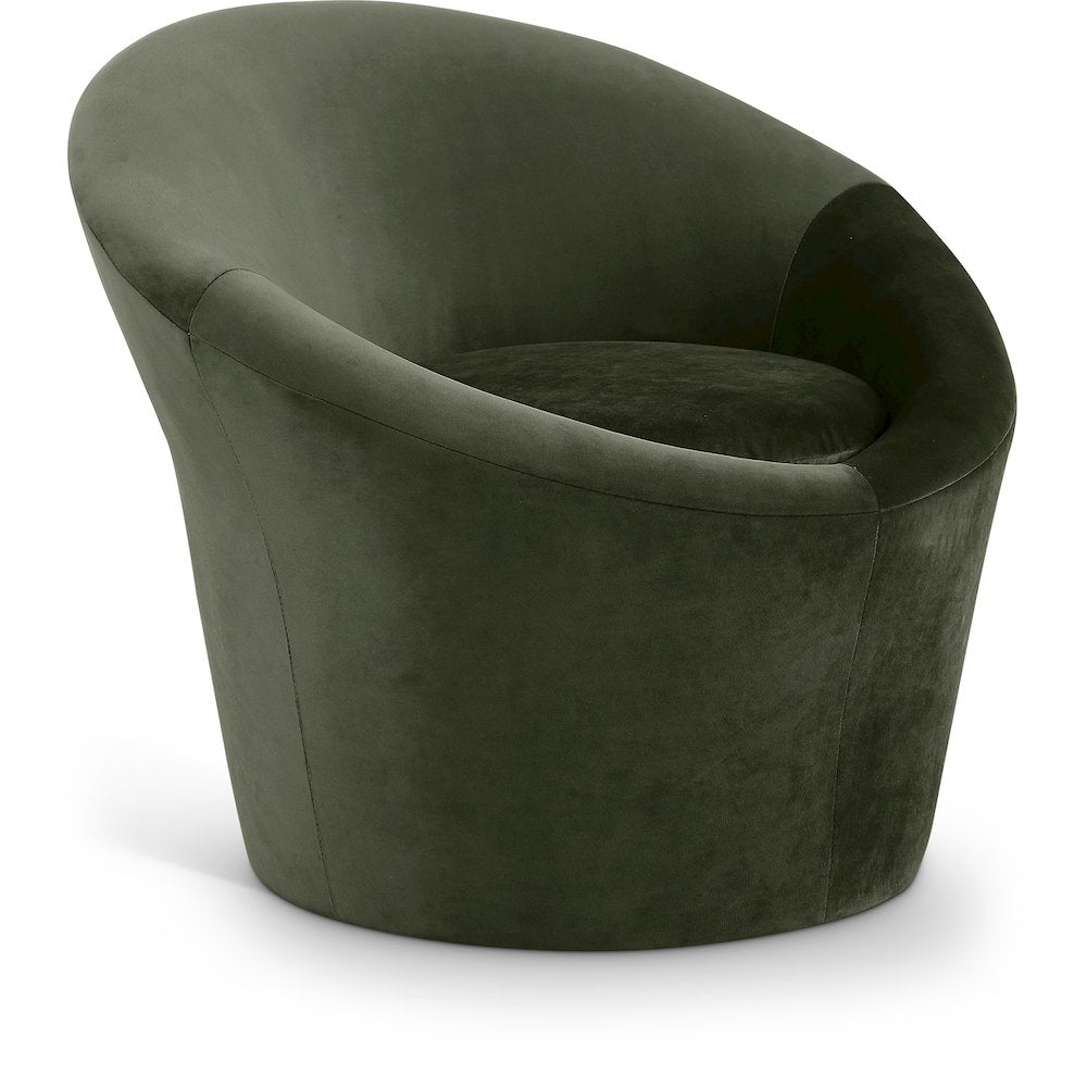 Tristan Green Velvet Accent Chair