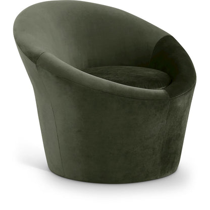 Tristan Green Velvet Accent Chair