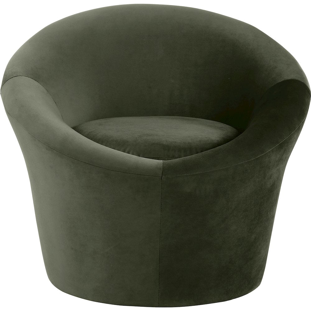 Tristan Green Velvet Accent Chair