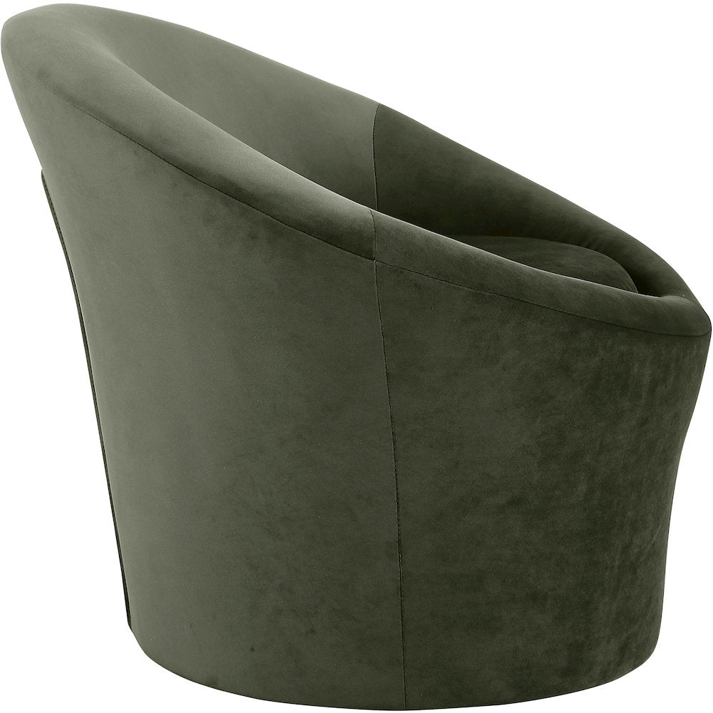 Tristan Green Velvet Accent Chair