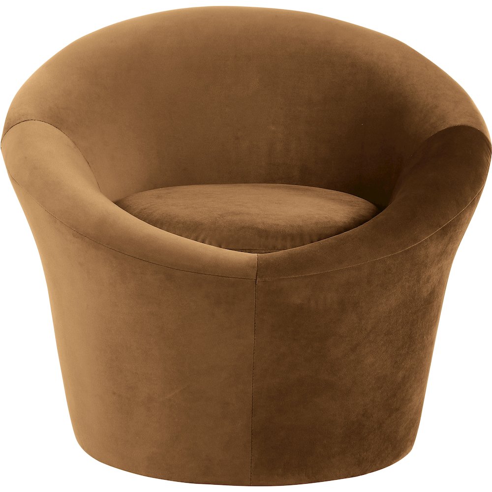 Tristan Saddle Velvet Accent Chair