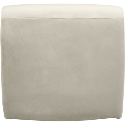 Nouveau Cream Velvet Accent Chair