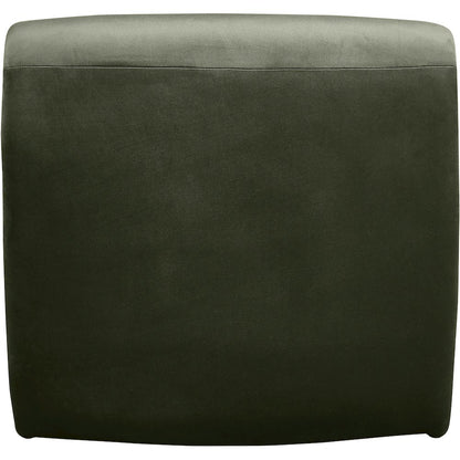 Nouveau Green Velvet Accent Chair