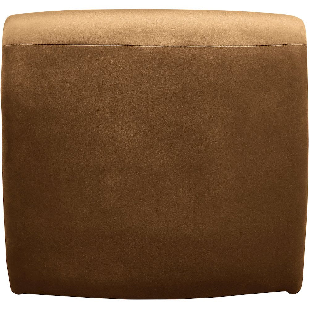 Nouveau Saddle Velvet Accent Chair