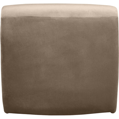 Nouveau Taupe Velvet Accent Chair