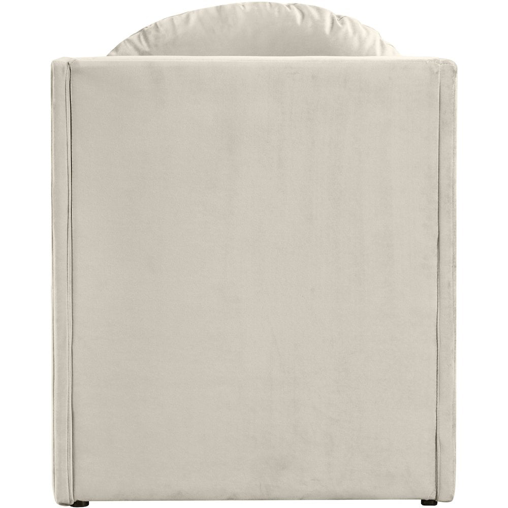 Sigma Cream Velvet Accent Chair