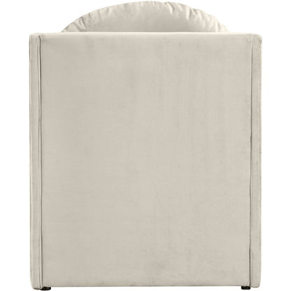 Sigma Cream Velvet Accent Chair