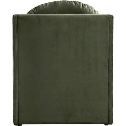 Sigma Green Velvet Accent Chair