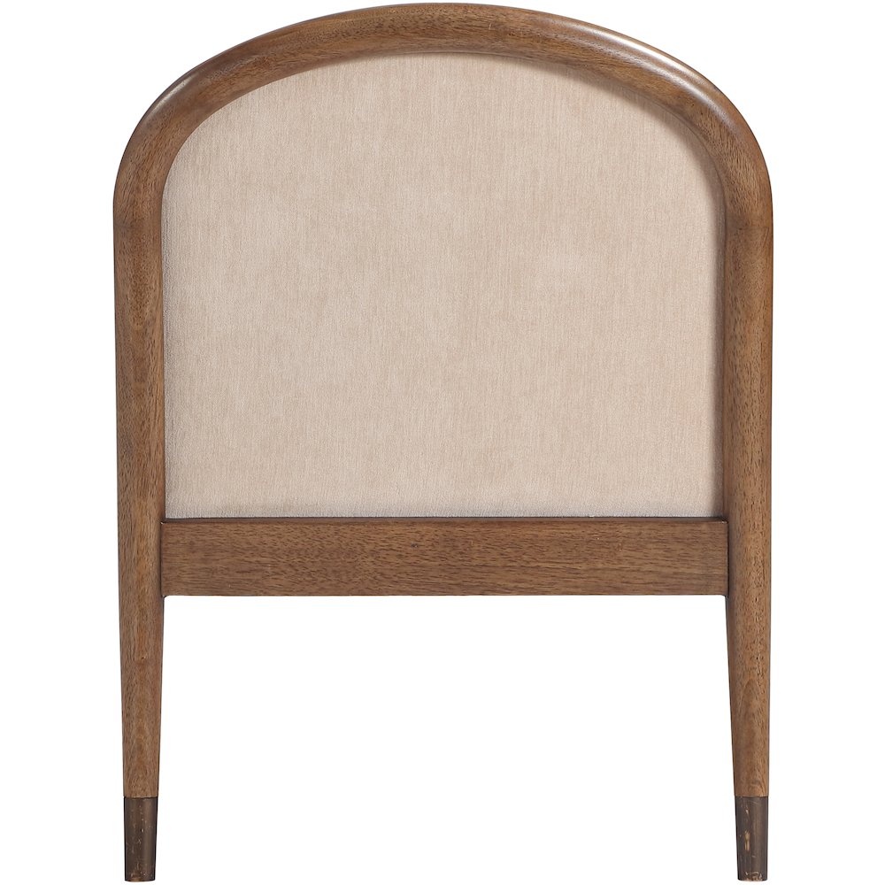 Cambria Beige Performance Fabric Upholstered Accent Chair