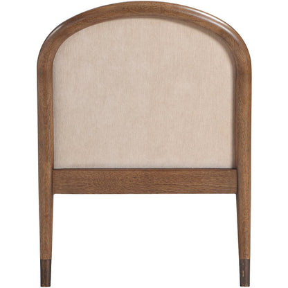 Cambria Beige Performance Fabric Upholstered Accent Chair