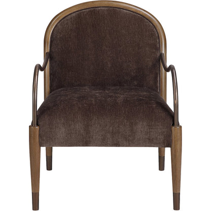 Cambria Brown Performance Fabric Upholstered Accent Chair