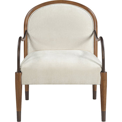 Cambria Cream Performance Fabric Upholstered Accent Chair