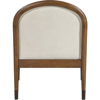 Cambria Cream Performance Fabric Upholstered Accent Chair