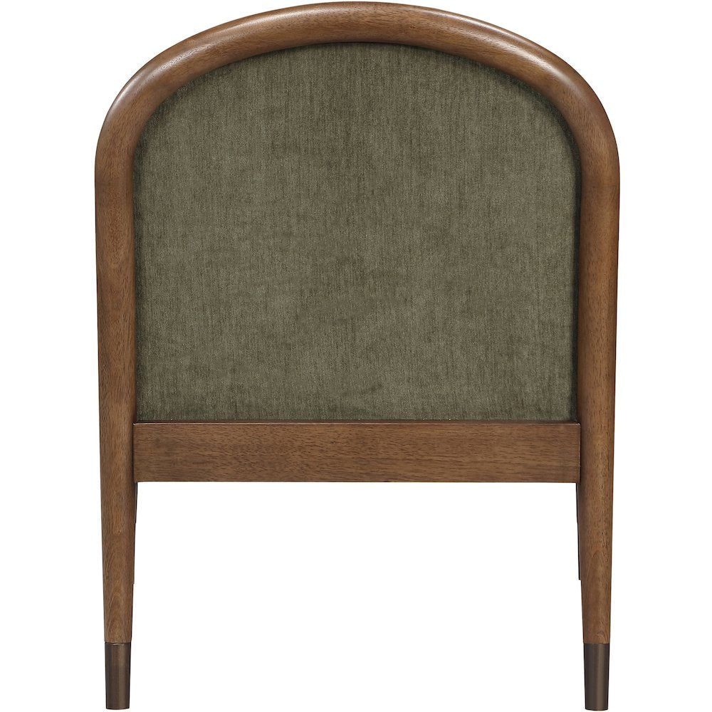 Cambria Green Performance Fabric Upholstered Accent Chair