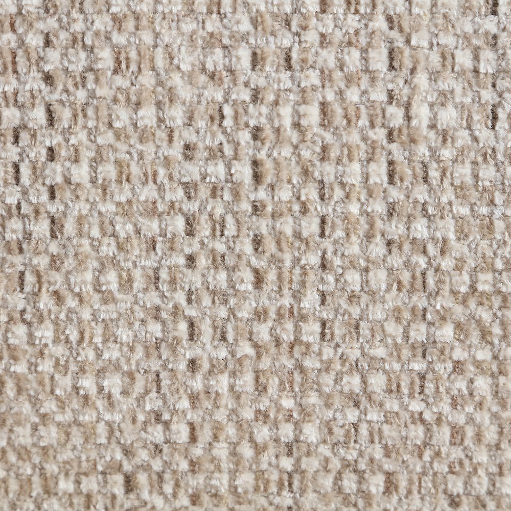 Avella Beige Interwoven Fabric Upholstered Swivel Accent Chair