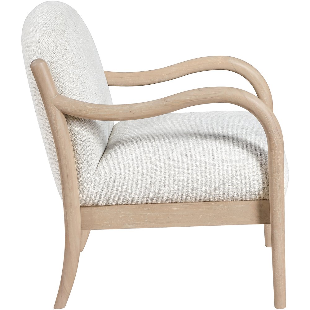Helmsley Cream Performance Fabric Upholstered Accent Chair