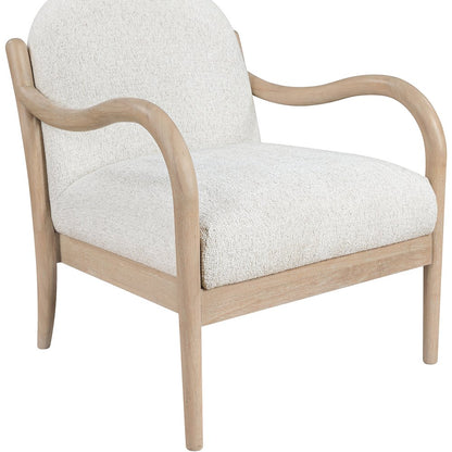 Helmsley Cream Performance Fabric Upholstered Accent Chair