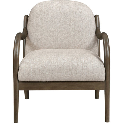 Helmsley Beige Performance Fabric Upholstered Accent Chair