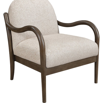 Helmsley Beige Performance Fabric Upholstered Accent Chair