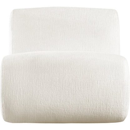 Akira Cream Fabric Upholstered Accent Chair
