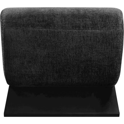 Akira Black Fabric Upholstered Accent Chair